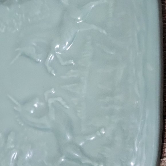 vintage handcrafted unicorn design  ceramic lidded trinket box - Picture 11 of 15